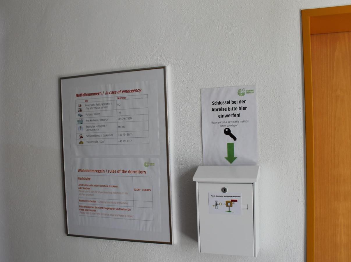 Gaestehaus Goethe-Institut Schwäbisch Hall Extérieur photo